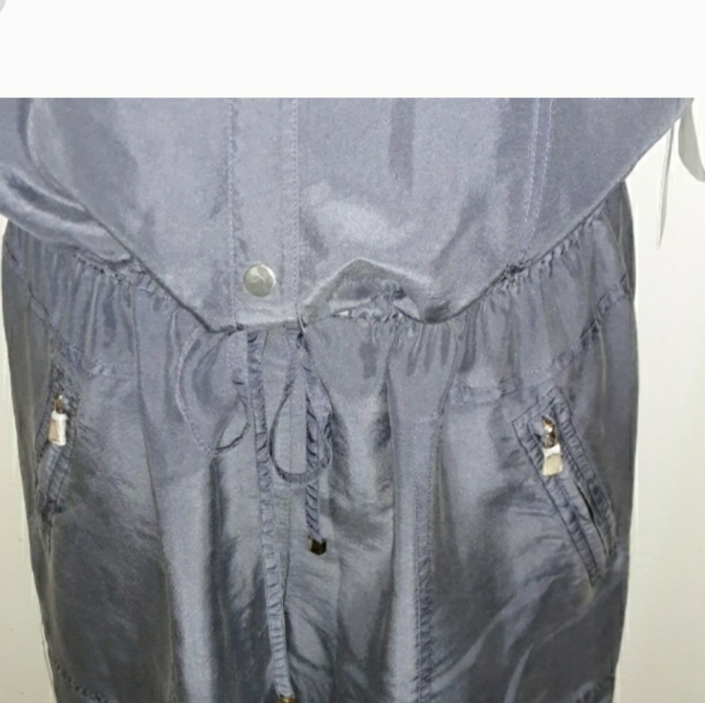 PERSE By Carlisle 100% Silk Romper Size 12 NWT - Picture 8 of 11